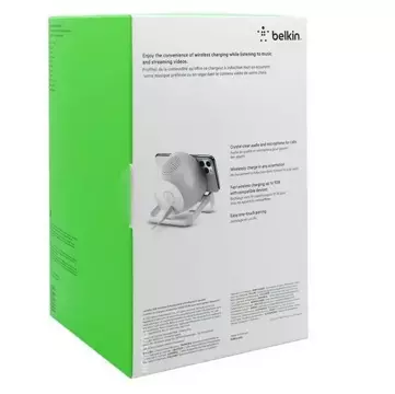 Indukční nabíjecí reproduktor Belkin 10W bílá/bílá AUF001VFWH