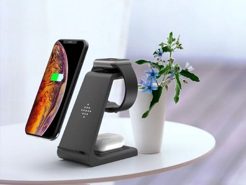 Indukční nabíječka Qi Alogy 3v1 pro Apple iPhone Watch AirPods