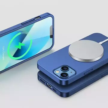 Joyroom 360 Full Case Cover pro iPhone 13 Zadní a přední kryt Tvrzené sklo modré (JR-BP927 modré)