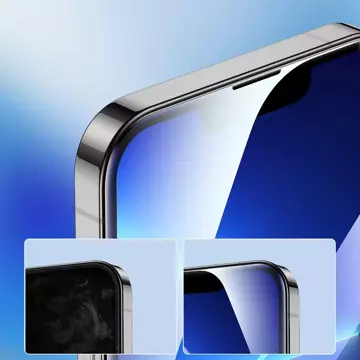 Joyroom Knight 2,5D TG Tempered Glass pro iPhone 14 Pro Full Screen s průhledným rámem (JR-H02)