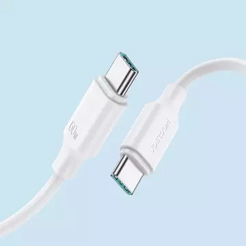 Joyroom kabel USB-C - USB-C 480Mb/s 60W 1m bílý (S-CC060A9)