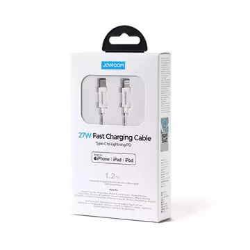 Joyroom kabel USB typu C – Lightning 27W PD 1,2 m bílý (S-M430)