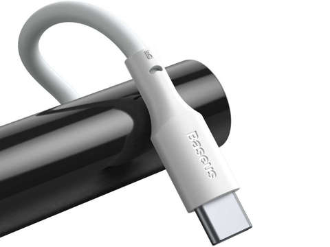 Kabel 1,5m kabel x2 Baseus USB - USB-C Typ C PD QC AFC 40W 5A Bílý