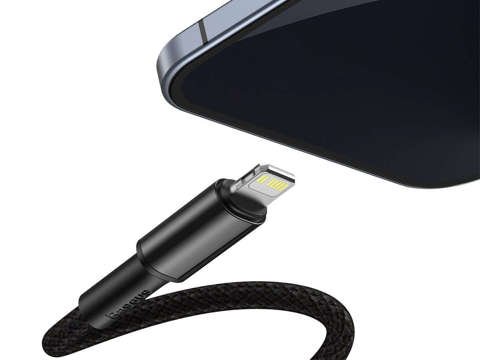 Kabel 2m Baseus Density pro USB-C Type C na Lightning PD 20W 5A Black