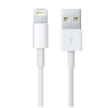 Kabel 2m Lightning do USB-A USB do Apple iPhone, iPad, iPod BOX Biały