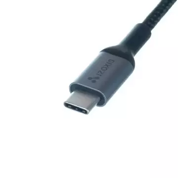 Kabel 2m Nylonový opletený kabel Vyztužený USB-C na USB-C Typ C PD QC 2.0 100W 5A