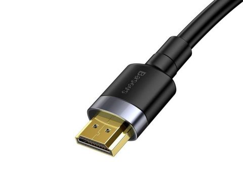 Kabel Baseus Cafule HDMI 2.0 4K FULL HD 3D 3m černá a šedá