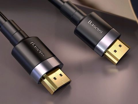 Kabel Baseus Cafule HDMI 2.0 4K FULL HD 3D 3m černá a šedá