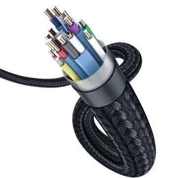 Kabel HDMI 2.0 Baseus Enjoyment Series, 4K, 3D, 2 m (černá a šedá)