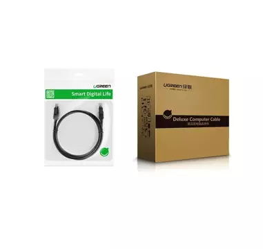 Kabel UGREEN Ethernet patch kabel RJ45 Cat 6 UTP 1000Mbps 20m černý (20166)