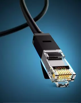 Kabel UGREEN Ethernet patch kabel RJ45 Cat 6 UTP 1000Mbps 20m černý (20166)