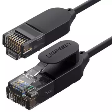 Kabel UGREEN Ethernet patch kabel RJ45 Cat 6A UTP 1000Mbps 1 m černý (70332)