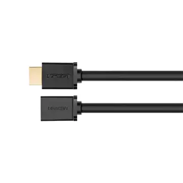 Kabel UGREEN prodlužovací kabel HDMI (samice) - HDMI (samec) 19 pin 1.4v 4K 60Hz 30AWG 2m černý (10142)