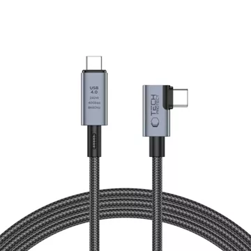 Kabel UltraBoost Max USB 4.0 8k 40 Gb/s Type-C PD240W 150 cm šedý