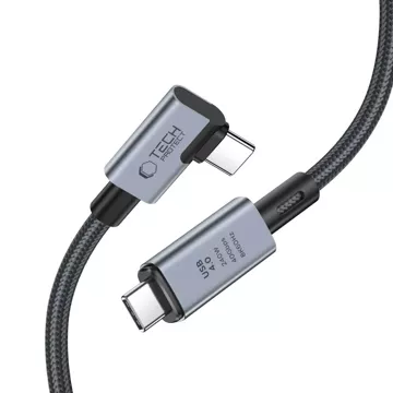 Kabel UltraBoost Max USB 4.0 8k 40 Gb/s Type-C PD240W 150 cm šedý