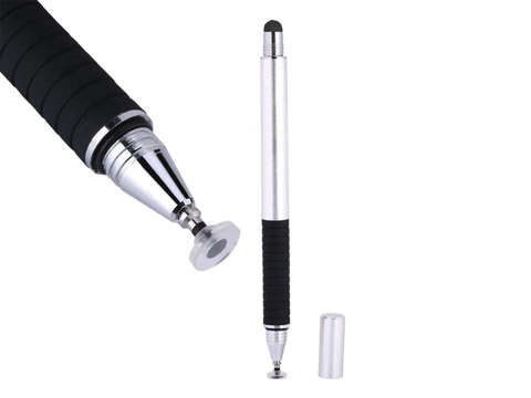 Kapacitní stylus Alogy 2v1 pro displej tabletového telefonu Silver