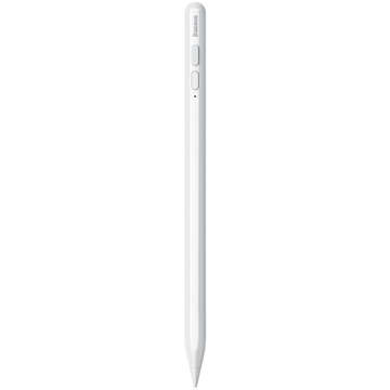 Kapacitní stylusové pero Baseus Stylus 2v1 pro Apple iPad White