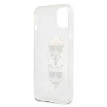 Karl Lagerfeld KLHCP13SKCTUGLS iPhone 13 mini 5,4" srebrny/stříbrný pevný obal Glitter Karl`s