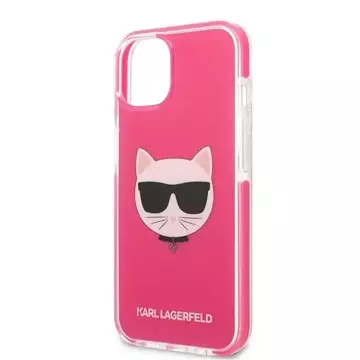 Karl Lagerfeld KLHCP13STPECPI iPhone 13 mini 5,4" pevné pouzdro Choupette Head