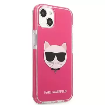 Karl Lagerfeld KLHCP13STPECPI iPhone 13 mini 5,4" pevné pouzdro Choupette Head