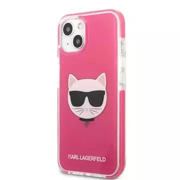 Karl Lagerfeld KLHCP13STPECPI iPhone 13 mini 5,4" pevné pouzdro Choupette Head