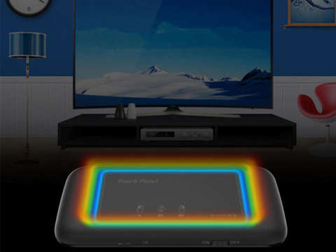 Klávesnice Bezdrátový stolní stojan Alogy RGB LED Wireless TouchPad H20 s podsvícením