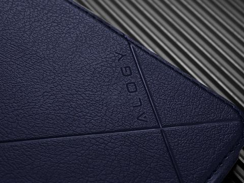 Kožené flipové peněženkové pouzdro Alogy pro Xiaomi Redmi Note 8T Navy blue