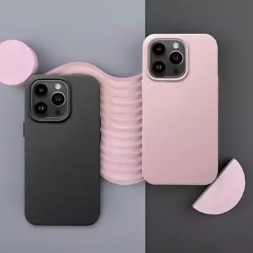 Kožené pouzdro Mag Cover kompatibilní s MagSafe pro Apple iPhone 15 Plus černé