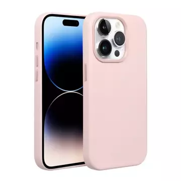 Kožené pouzdro Mag Cover kompatibilní s MagSafe pro Apple iPhone 15 Pro Max růžové