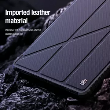 Kožené pouzdro Nillkin Bumper Leather Case Pro pro Samsung Galaxy Tab S9 Ultra – černé