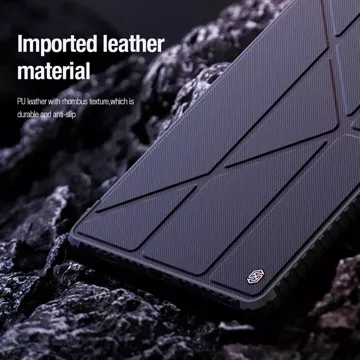 Kožené pouzdro Nillkin Bumper Leather Case Pro pro Samsung Galaxy Tab S9 - černé