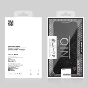 Kožené pouzdro Nillkin Qin pro Samsung Galaxy A03s černé