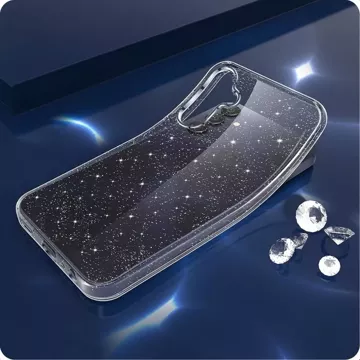 Krycí pouzdro Flexair pro Samsung Galaxy A35 5G Glitter