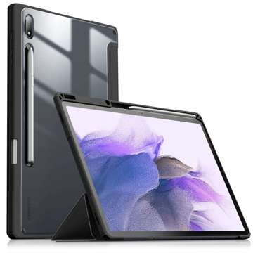 Krystalové pouzdro Etui Infiland pro Samsung Galaxy Tab S7 FE 5G 12.4 T730 / T736B černé