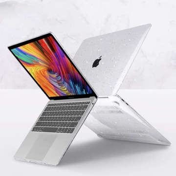 Kryt Alogy Hard Case pro Apple MacBook Air 13 M1 2020 překryvná fólie s třpytivou průhlednou obrazovkou