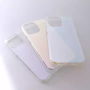 Kryt Aurora Case pro iPhone 13 Pro duhový gelový modrý kryt