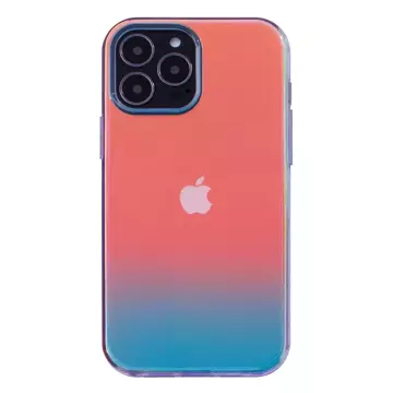 Kryt Aurora Case pro iPhone 13 duhový gelový kryt zlatý