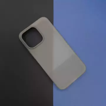 Kryt Kingxbar Plain Series Case pro iPhone 13 Pro Silikonový kryt šedý
