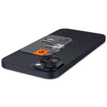 Kryt fotoaparátu spigen optik.tr „ez fit“ chránič fotoaparátu 2-balení iphone 14/14 plus černý