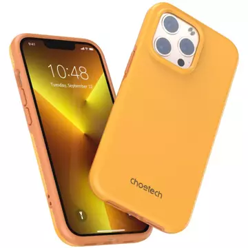 Kryt pouzdra Choetech pro iPhone 13 Pro Max oranžový (PC0114-MFM-YE)