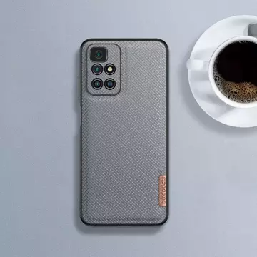 Kryt pouzdra Dux Ducis Fino pokrytý nylonovým materiálem Xiaomi Redmi 10 zelený