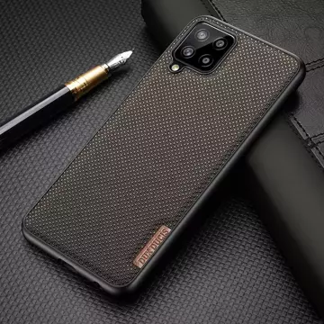 Kryt pouzdra Dux Ducis Fino potažený nylonovým materiálem Samsung Galaxy A22 4G černý