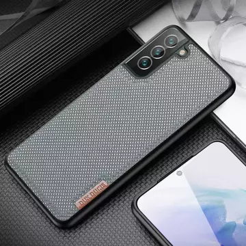 Kryt pouzdra Dux Ducis Fino potažený nylonovým materiálem Samsung Galaxy S22 (S22 Plus) modrý