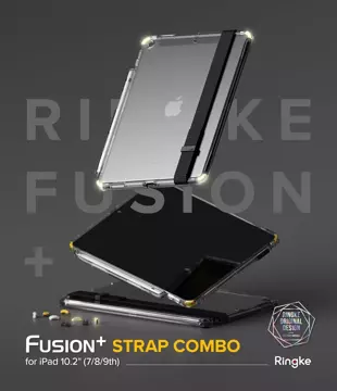 Kryt pouzdra Ringke Fusion s gelovým rámečkem pro iPad 10,2'' 2021/2020/2019 černý (FPS586R55)