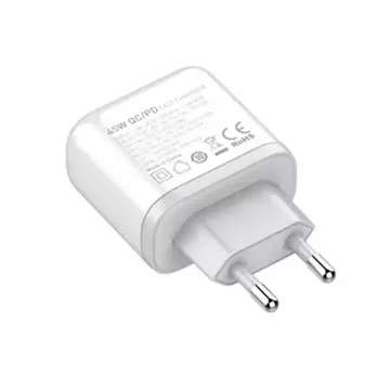 LDNIO A2526C USB nástěnná nabíječka, USB-C 45W USB-C - USB-C kabel