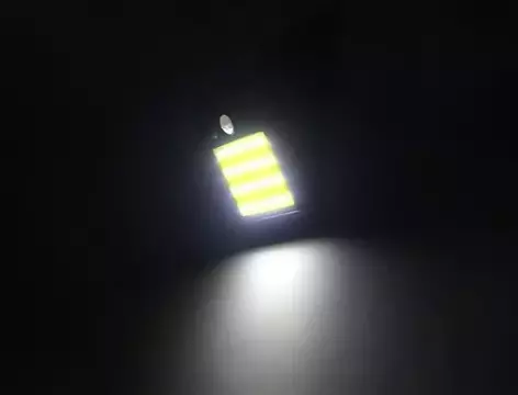 LED solární lampa s pohybovým a soumrakovým senzorem venkovní 48 LED COB