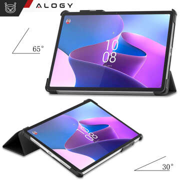 Lenovo Tab P11 Pro 2 Gen 11.2 Pouzdro na tablet TB-132FU TB-132XU Pouzdro Alogy Book Cover Černé sklo