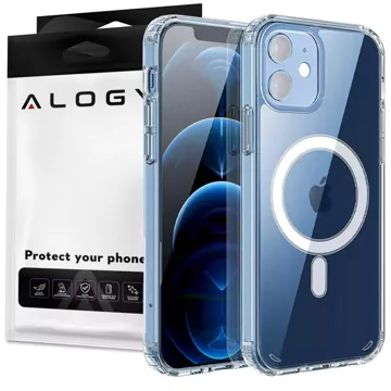 MagSafe Alogy Ultra Slim Mag Case pro iPhone 12 / Pro Qi Chargers Transparent