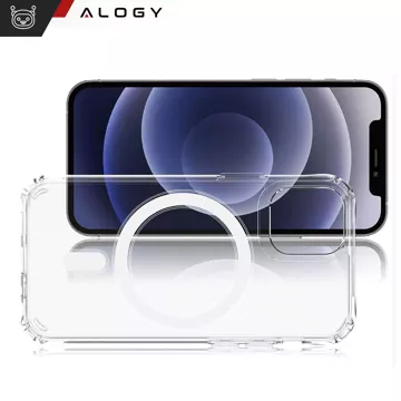 MagSafe Alogy Ultra Slim Mag Case pro iPhone 12 / Pro Qi Chargers Transparent