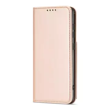 Magnet Card Case Case pro Xiaomi Redmi Note 11 Pro Pouch Wallet Card Holder Pink